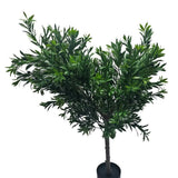 Premium Artificial Olive Tree 130cm UV Resistant - Front View