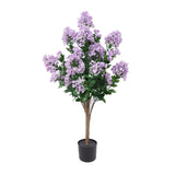 Flowering Lilac Crepe Myrtle Tree 90cm UV Resistant - Front View