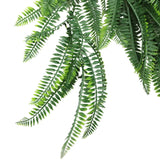 Artificial Mixed Green Bracken Fern 85cm UV Resistant - Side View