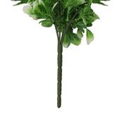 Artificial Mixed Green & White Hanging Jasmine 73cm UV Resistant - 45-Degree Angle