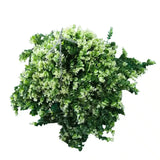 Artificial Spring Evergreen Hanging Basket UV Resistant 43cm - Side View