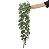 Hanging Artificial Pothos / Philodendron Plant UV Resistant 85cm - Front View
