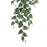 Hanging Artificial Pothos / Philodendron Plant UV Resistant 105cm - Top-Down View