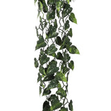Hanging Artificial Pothos / Philodendron Plant UV Resistant 105cm - 45-Degree Angle