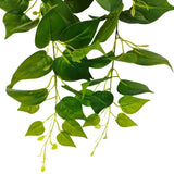 Premium Dense Trailing Artificial Philodendron Garland Bush 90cm - Side View
