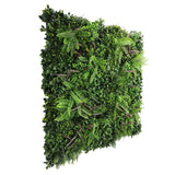 Verdant Fern Artificial Vertical Garden / Green Wall Panel 1m x 1m UV Resistant