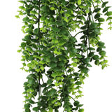 Artificial Hanging Dense Rounded Buxus (Sempervirens) UV Resistant 78cm - Front View