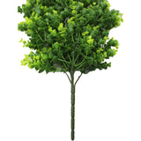 Artificial Hanging Dense Rounded Buxus (Sempervirens) UV Resistant 78cm - Top-Down View
