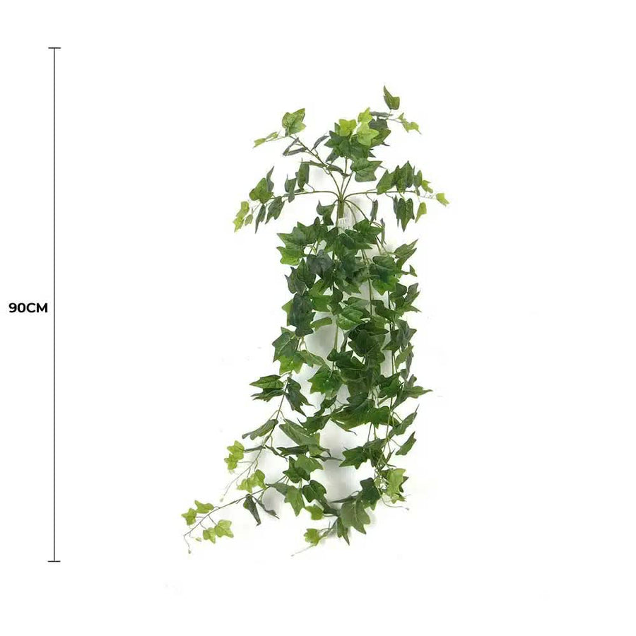 Artificial Nearly Natural Artificial Hanging Ivy Bush 90cm