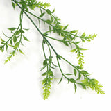 Artificial Dense Hanging Evergreen Plant (two-tone) UV Resistant 130cm - Side View