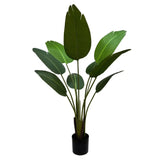 Grand Artificial Potted Travellers Palm (Banana Palm Tree) 120cm - Front View