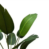 Grand Artificial Potted Travellers Palm (Banana Palm Tree) 120cm - Top-Down View