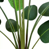 Grand Artificial Potted Travellers Palm (Banana Palm Tree) 180cm - Top-Down View