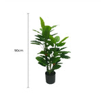 Premium Artificial Cordyline Fructicosa Green / Ti Plant 90cm