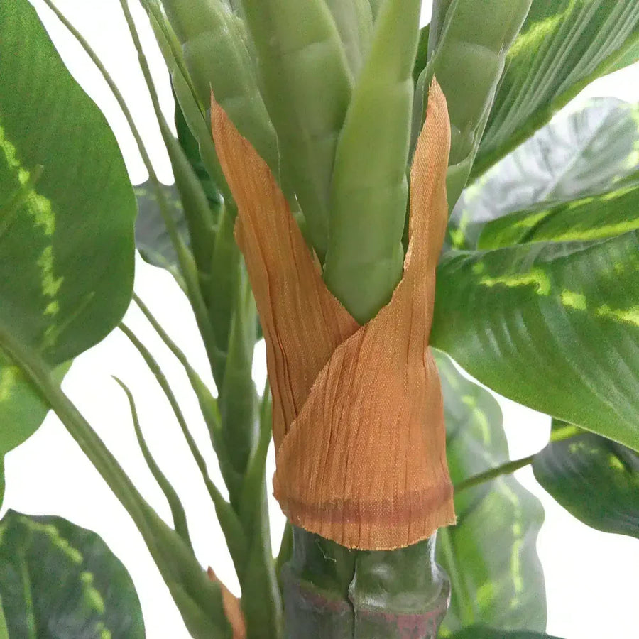 Premium Artificial Cordyline Fructicosa Green / Ti Plant 90cm