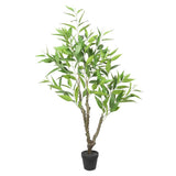 Potted Artificial Eucalyptus Tree (White Box Eucalyptus Albens) 110cm