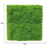 Fresh Natural Green Artificial Moss / Green Wall UV Resistant Sample