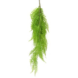 Hanging Fresh Green Boston Fern UV Resistant 80cm - Side View