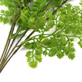 Hanging Native Green Dense Maiden Hair Fern Bush UV Resistant 80cm - 45-Degree Angle
