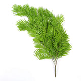 Hanging Fresh Green Bamboo Leaf Fern UV Resistant 80cm - Side View