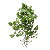 Artificial Hanging / Draping Wandering Jew 42cm - Front View