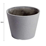 Rendered Grey Planter Pot 25cm