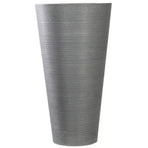 Decorative Large Modern Grey Round Planter 71cm