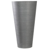 Decorative Large Modern Grey Round Planter 71cm