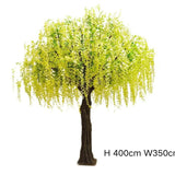 Tall Artificial Wisteria Tree 400cm (Made to Order) - Front View