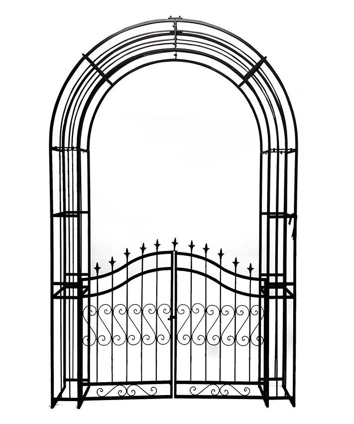 Large Garden Arch w Gate 160x240cm