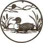 Round Duck Metal Wall Art 44x46cm