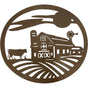 Barnyard Metal Wall Art 49x45cm
