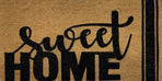 Large Sweet Home Doormat Door Mat 90cm