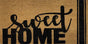 Large Sweet Home Doormat Door Mat 90cm