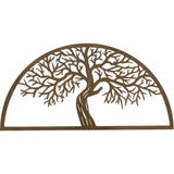 Semi Circle Tree Wall Art 80x40cm