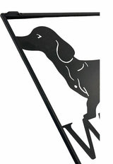 Welcome Dachshund Wall Art 40cm - Front View