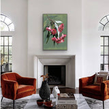 Gum Nut Framed Canvas 80x120cm - Top-Down View