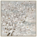 Wood Framed Blossom Canvas Wall Art 80cm