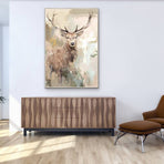 Hulio Deer Framed Canvas 80x120cm