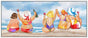 Ladies That Dine Framed Canvas 120cm