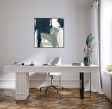 Vlad Abstract Framed Canvas 80cm - Side View