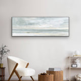 Seascape Framed Artwork 150x50cm - Front View