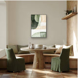 Pulsing Abstract Artwork 80x120cm - Top-Down View