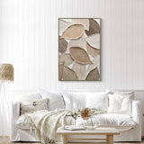 Modern Leaves Artwork 80x120cm - Front View