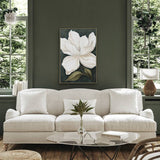 Magnolia Artwork Framed Wall Art 80x120cm - Top-Down View