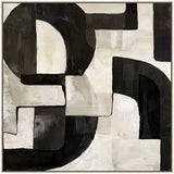 Domino Artwork Framed Wall Art A 80x80cm