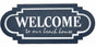 Welcome To Our Beach House Sign 48x20cm
