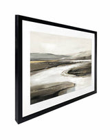 By The River Artwork Framed W Glass Front 60x80cm - Front View