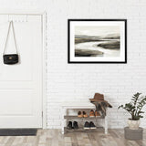 By The River Artwork Framed W Glass Front 60x80cm - Top-Down View