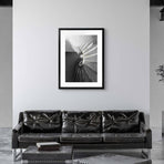 Stairway Artwork Framed W Glass Front 60x80cm